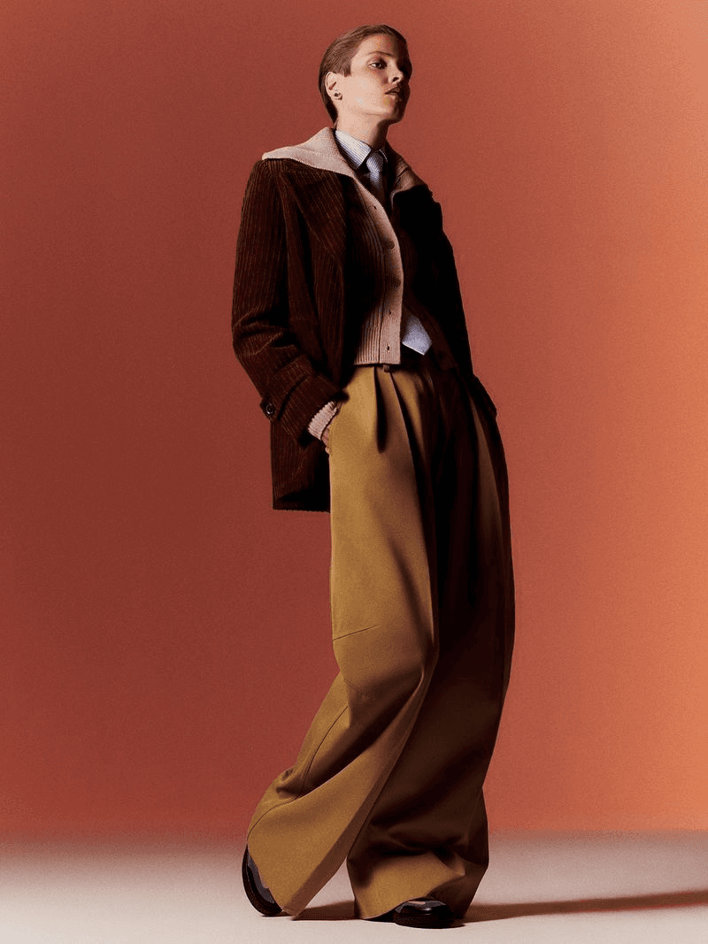 Wide Leg Crepe Pant